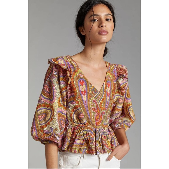 Anthropologie Wanderlust Top - Picture 3 of 8